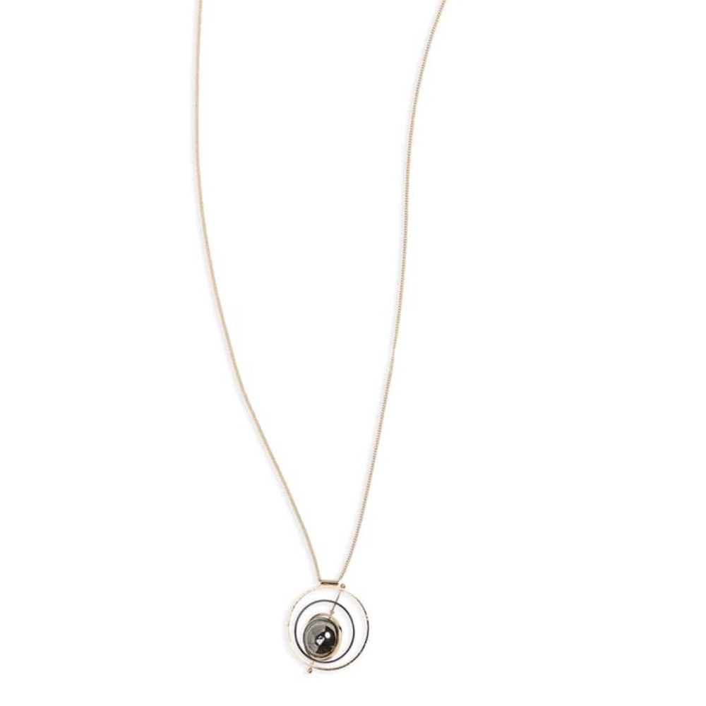 Topshop Ballin in Circle Necklace